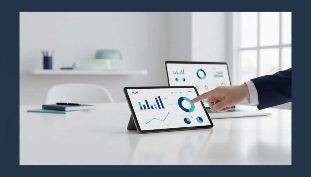 Analyse de données et indicateurs clés de performance lors d’un diagnostic d’entreprise VNW